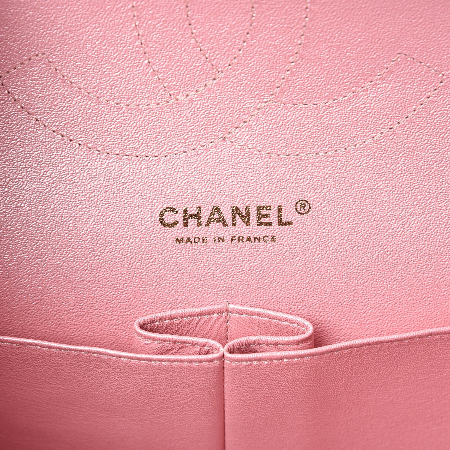 Chanel Iridescent Caviar Quilted Jumbo Double Flap Rose Pink 6 of 10