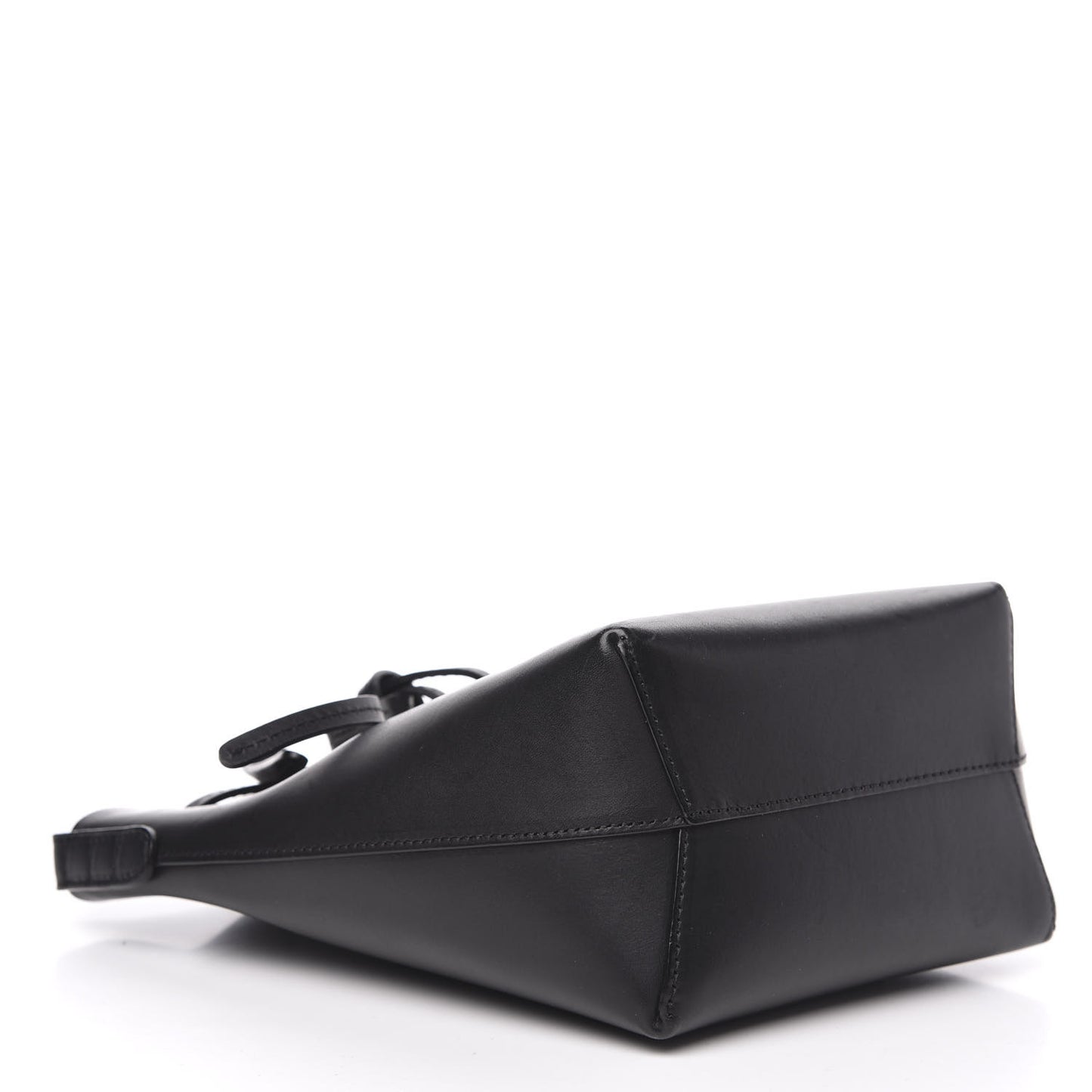 Calfskin Mini Mini Bucket Bag Black Flamma