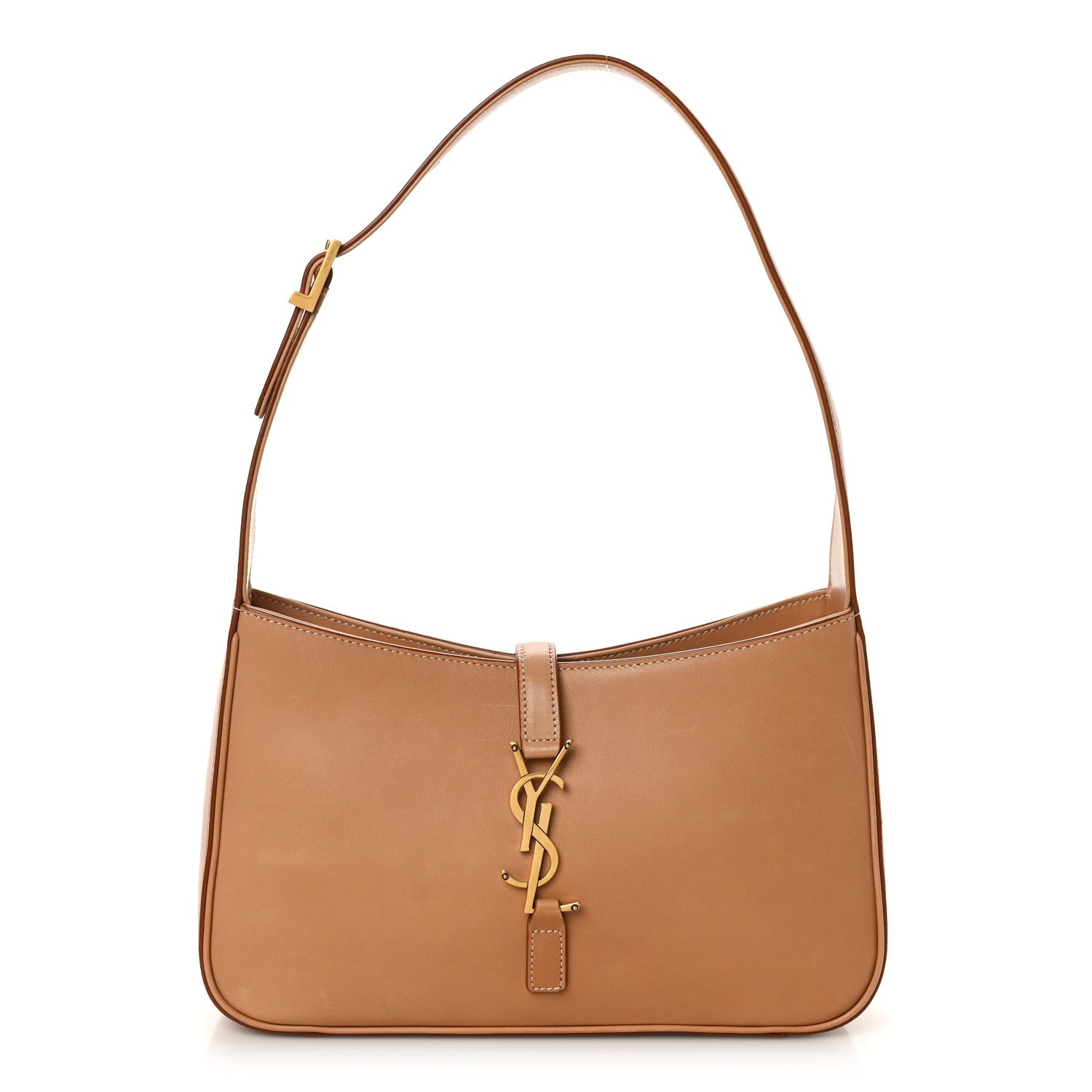 Saint Laurent Smooth Calfskin Le 5 A 7 Hobo Brown 1 of 11