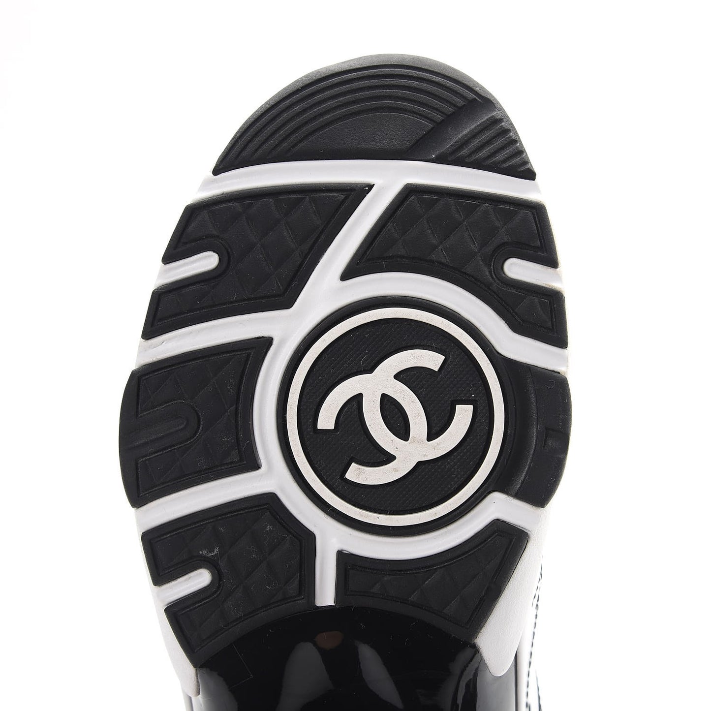 Patent PVC CC Sneakers 37 Black