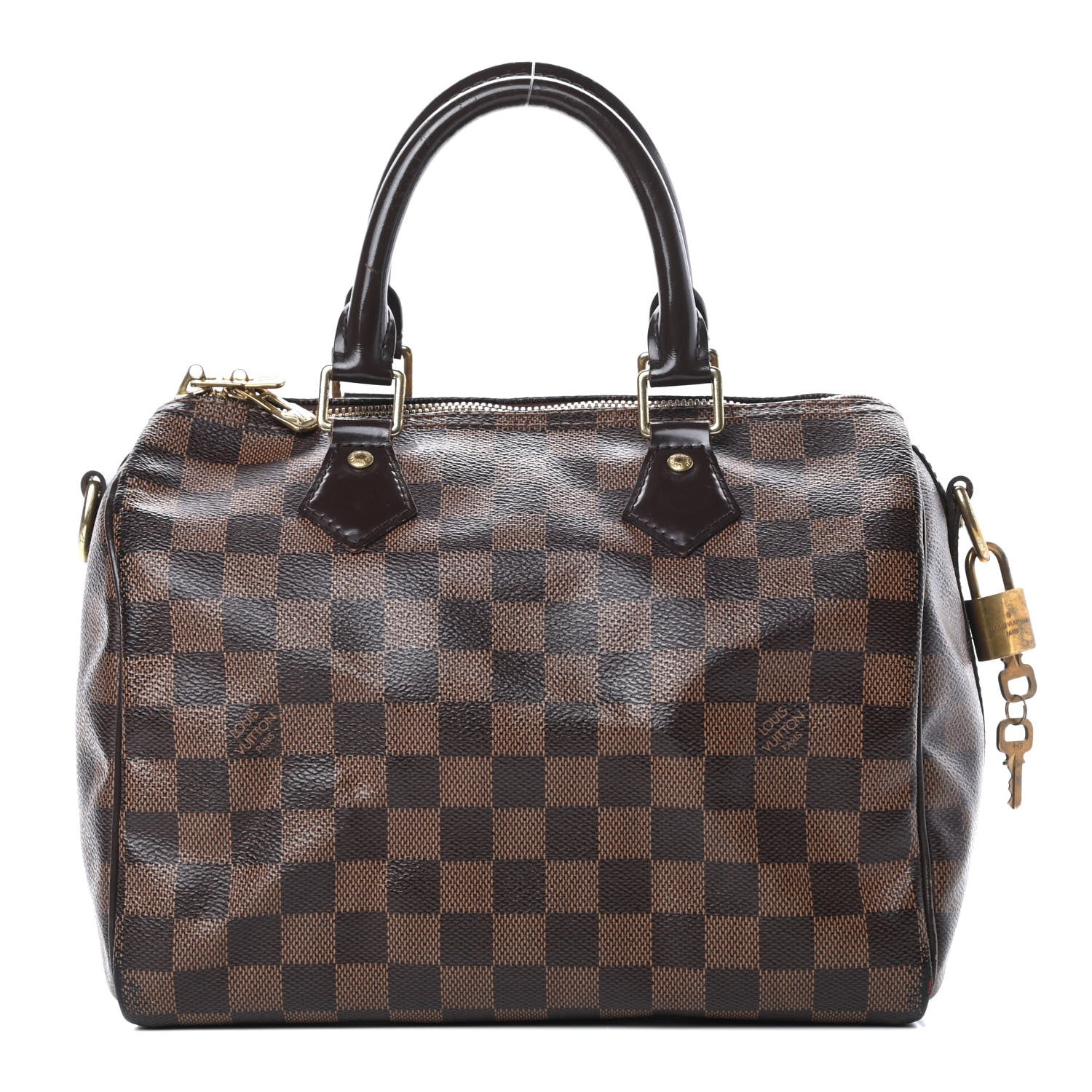 Louis Vuitton Damier Ebene Speedy Bandouliere 25 1 of 22