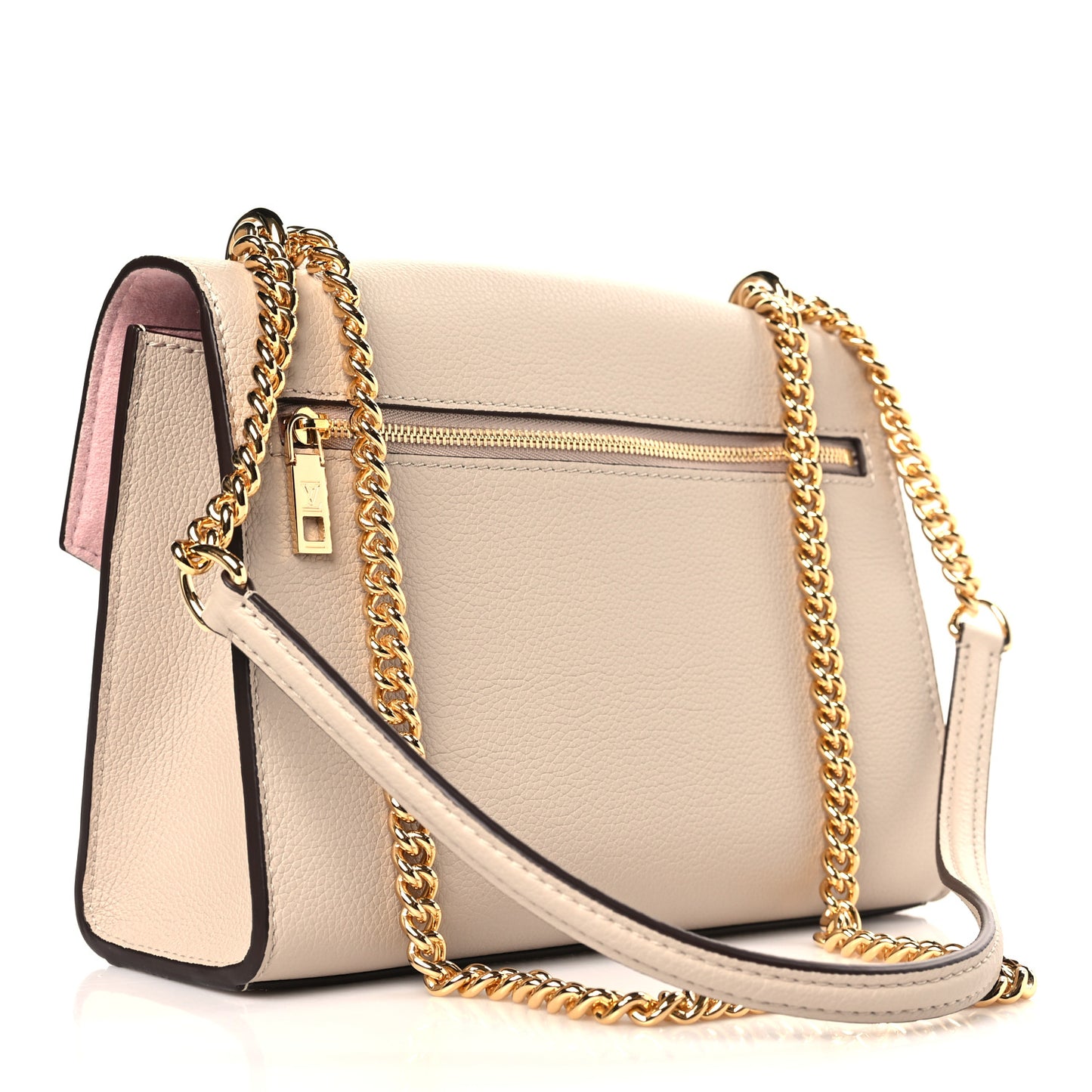 Soft Calfskin Mylockme Chain Bag BB Greige