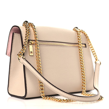 Louis Vuitton Soft Calfskin Mylockme Chain Bag BB Greige 3 of 8