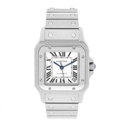 Cartier Stainless Steel 32mm Santos de Cartier Galbee Automatic Watch 1 of 5