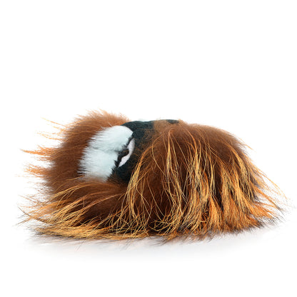 Fendi Fox Mink Rabbit Fur Vitello Flamingo Kooky Monster Bag Bug Charm Zucca Multicolor Black 4 of 6