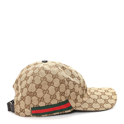 Gucci Monogram Web Baseball Hat XXL Beige Cocoa 6 of 10