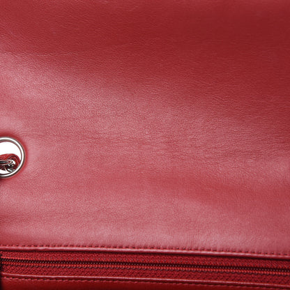 Chanel Patent Calfskin Quilted Mini Rectangular Flap Red 14 of 15