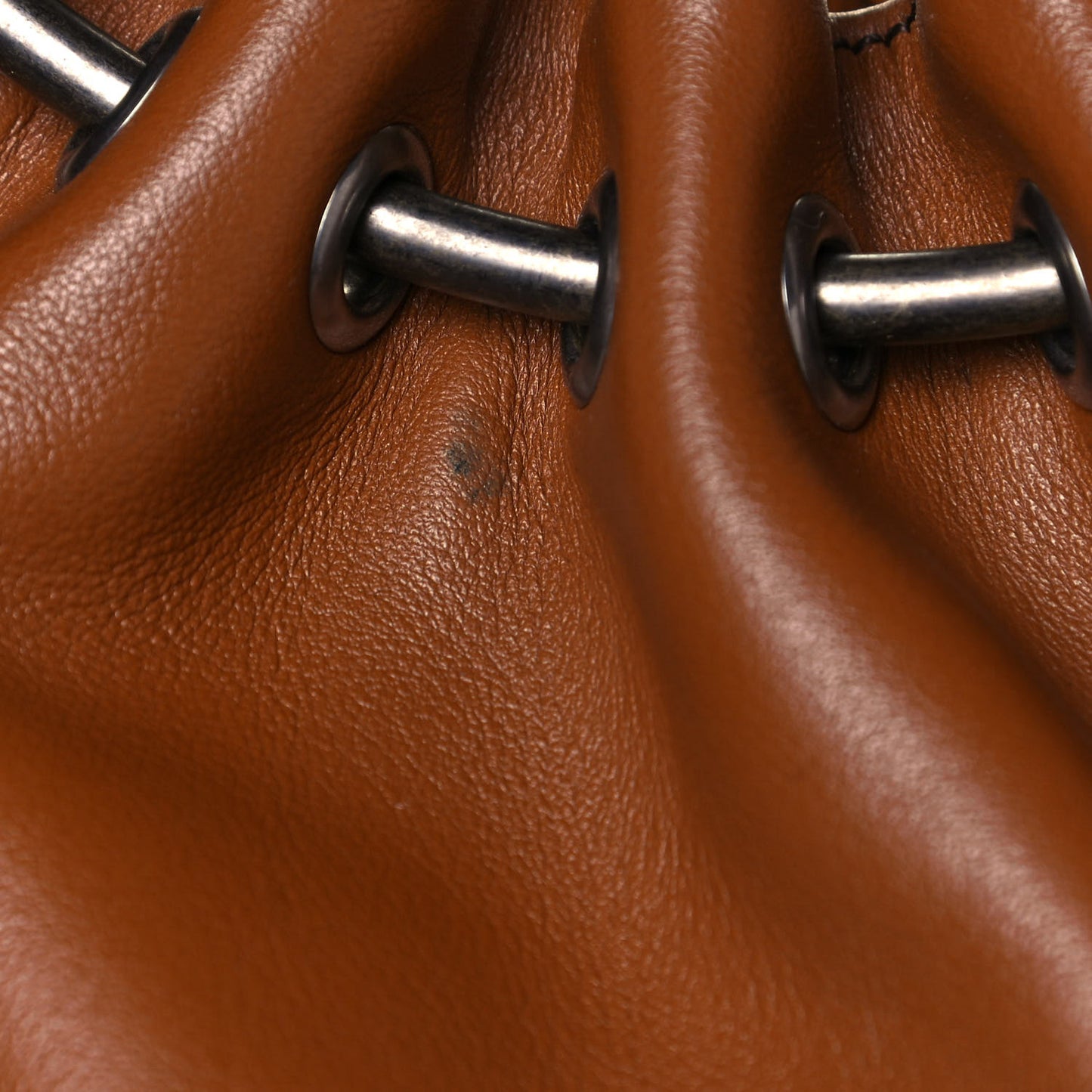 Calfskin Shoulder Bag Cognac