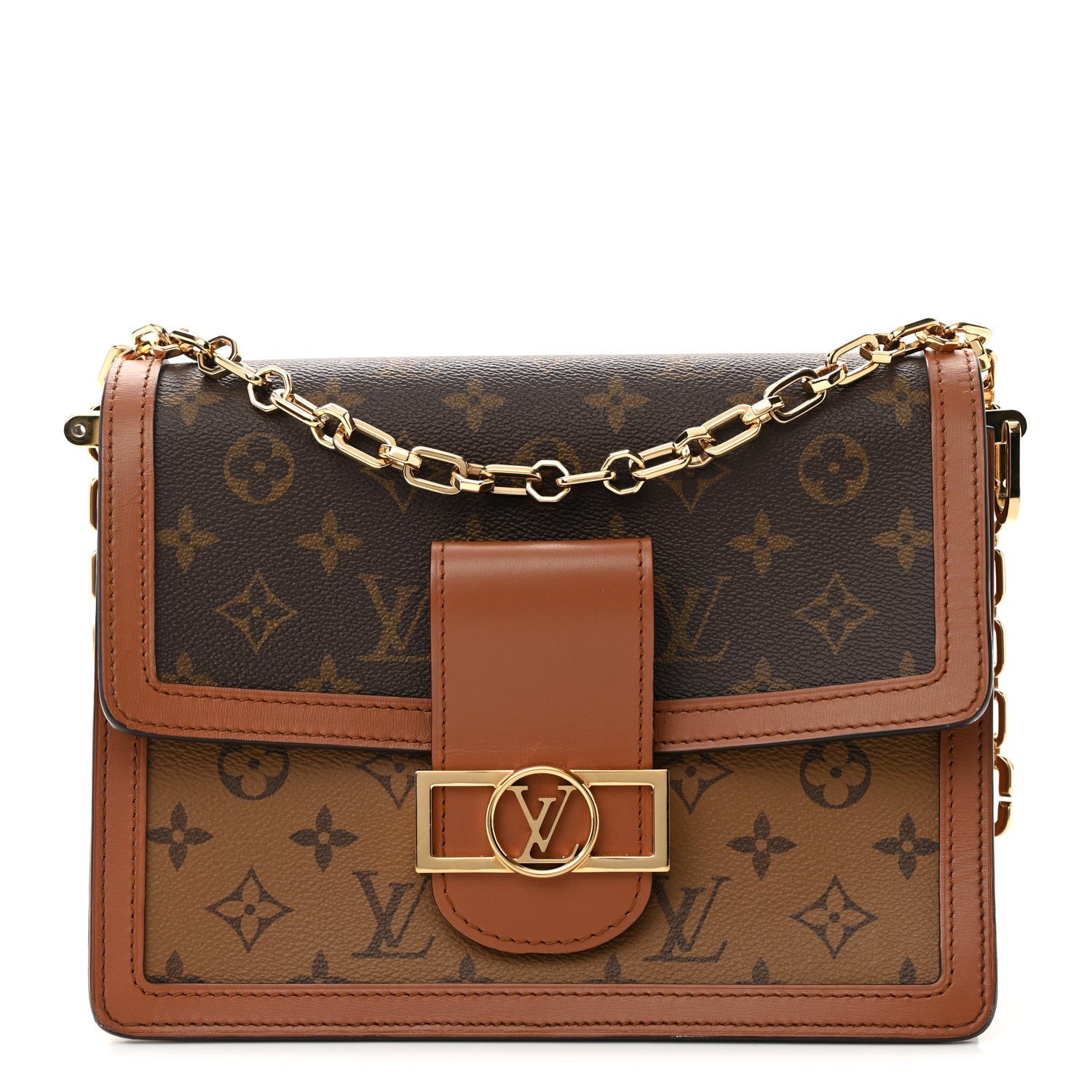 Louis Vuitton LOUIS VUITTON Reverse Monogram Dauphine MM 1 of 16