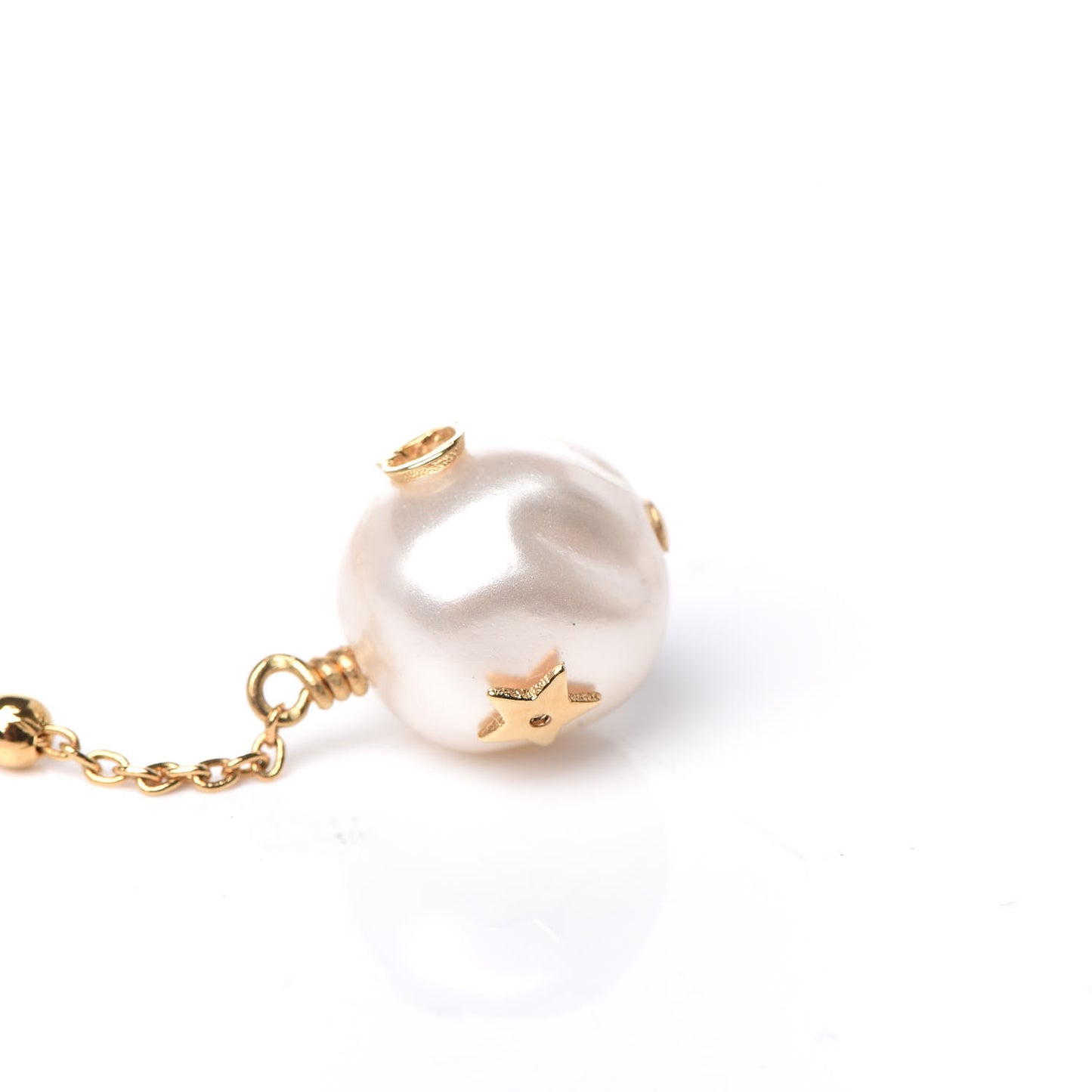 Pearl Shiny-D Earring Gold