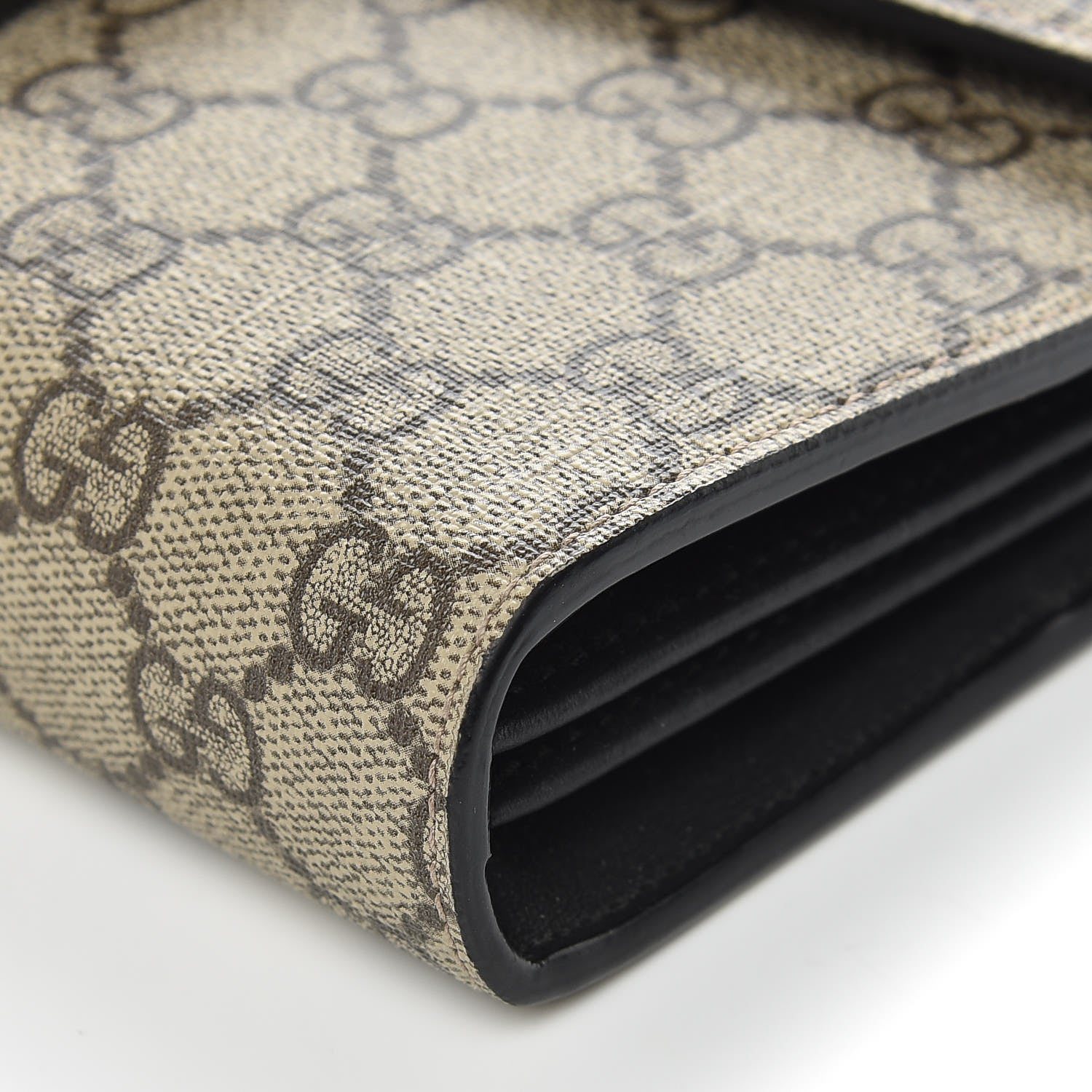 Gucci GG Supreme Monogram Mini Dionysus Chain Wallet Beige Black 6 of 9