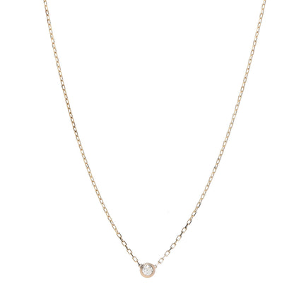 Cartier 18K Pink Gold Diamond SM D'Amour Pendant Necklace 1 of 6