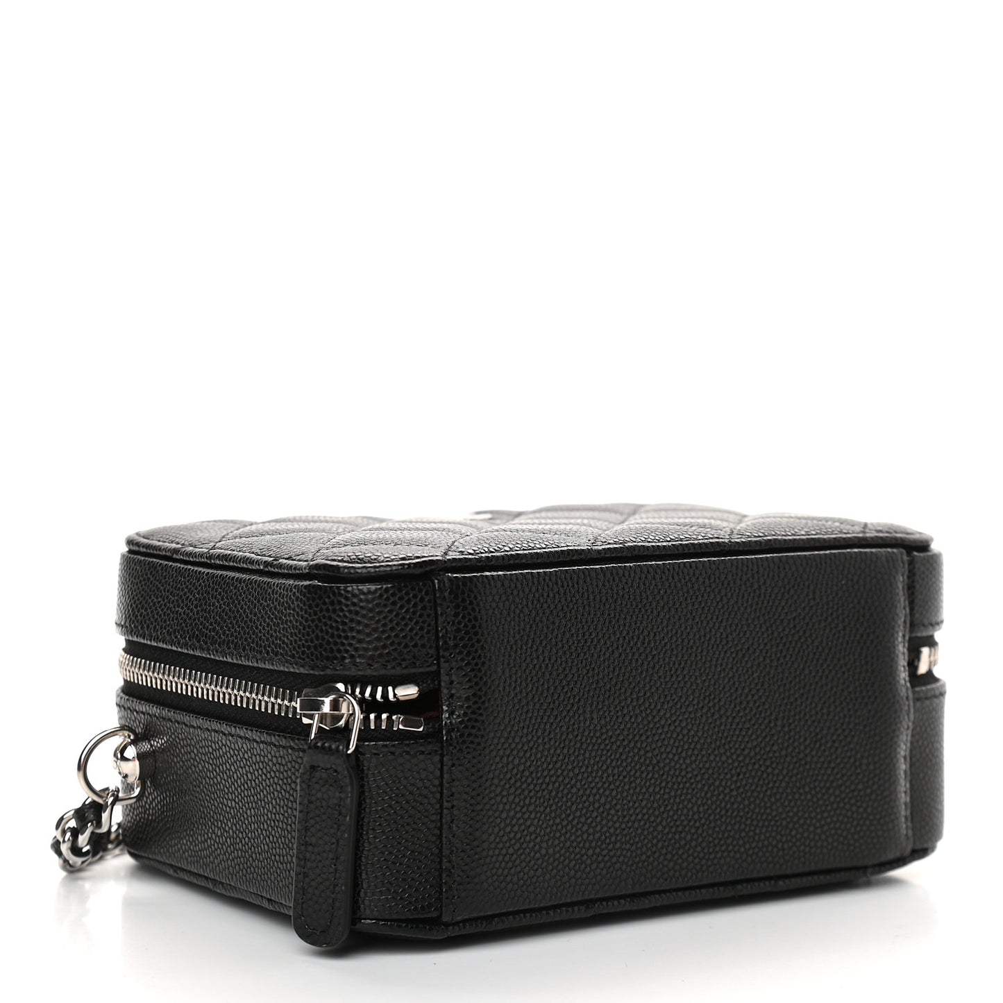 Caviar Quilted Camera Bag Black