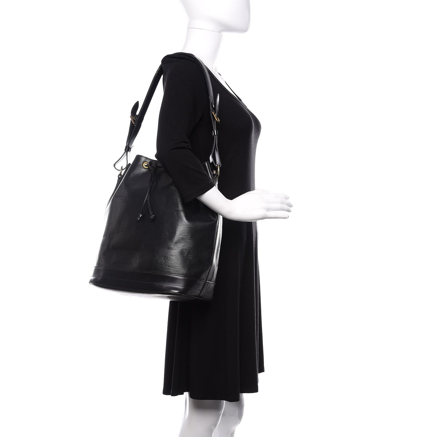 Louis Vuitton Epi Noe Black 2 of 12