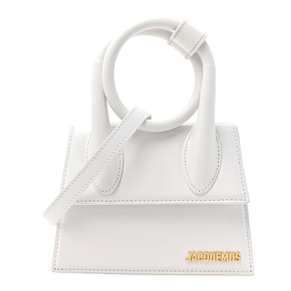 Jacquemus Smooth Calfskin Le Chiquito Noeud White 1 of 12