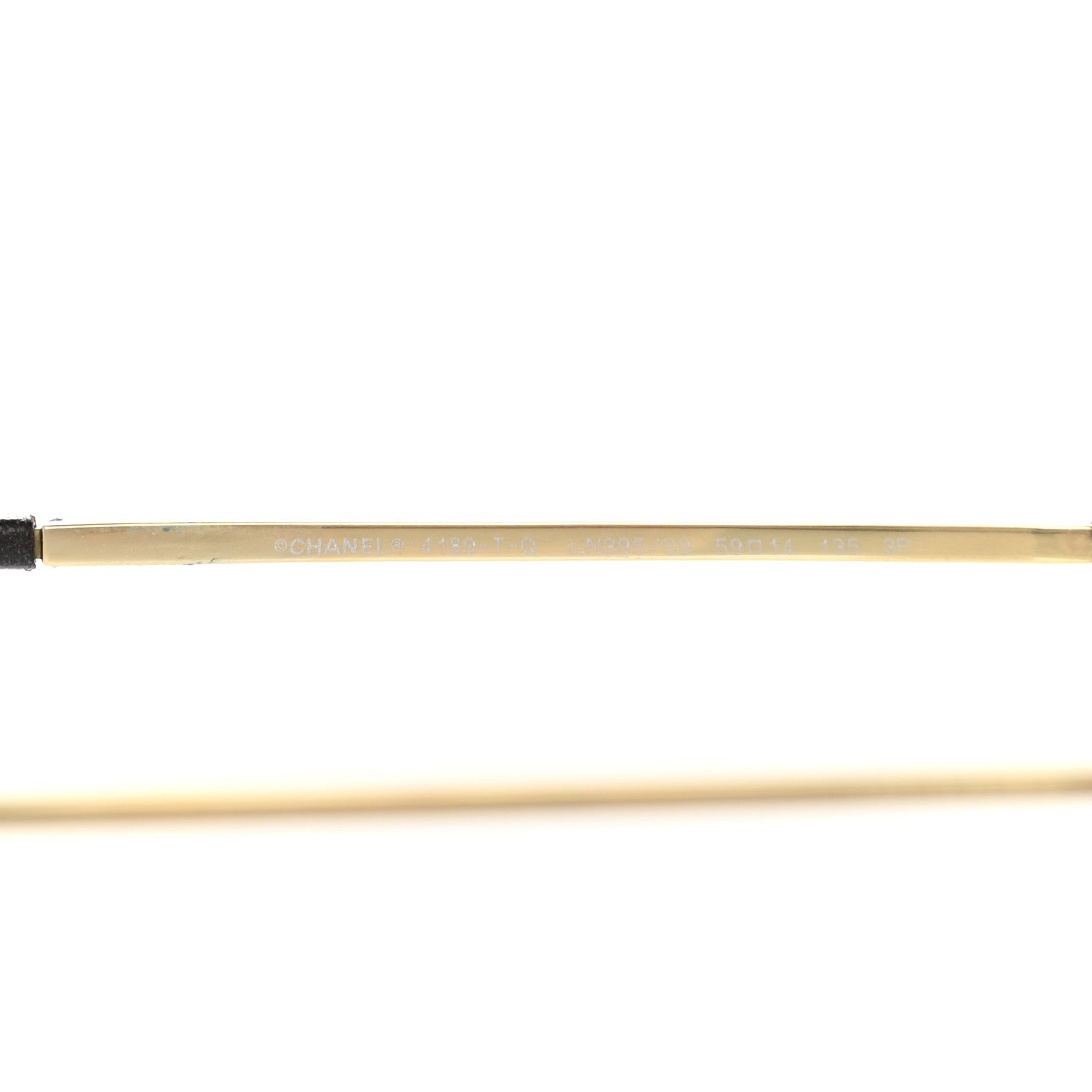 Chanel Metal Polarized Aviator CC Sunglasses 4189-T-Q Brown 6 of 7