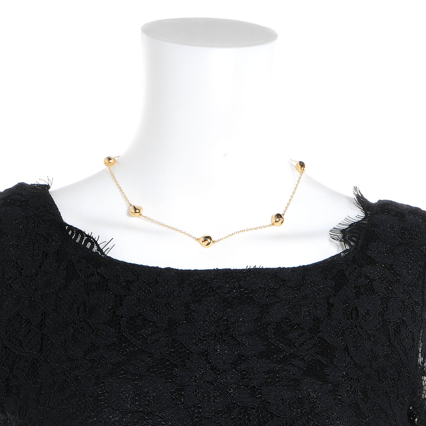 18k Yellow Gold Elsa Peretti Nuggets by the Yard Necklace