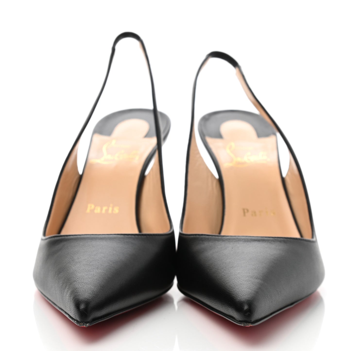 Nappa Clare Sling 80 Pumps 38.5 Black