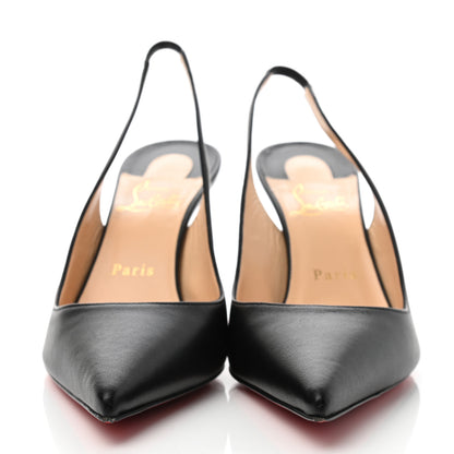 Christian Louboutin Nappa Clare Sling 80 Pumps 38.5 Black 2 of 8