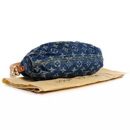 Louis Vuitton Monogram Denim Mini Pleaty Blue 4 of 7