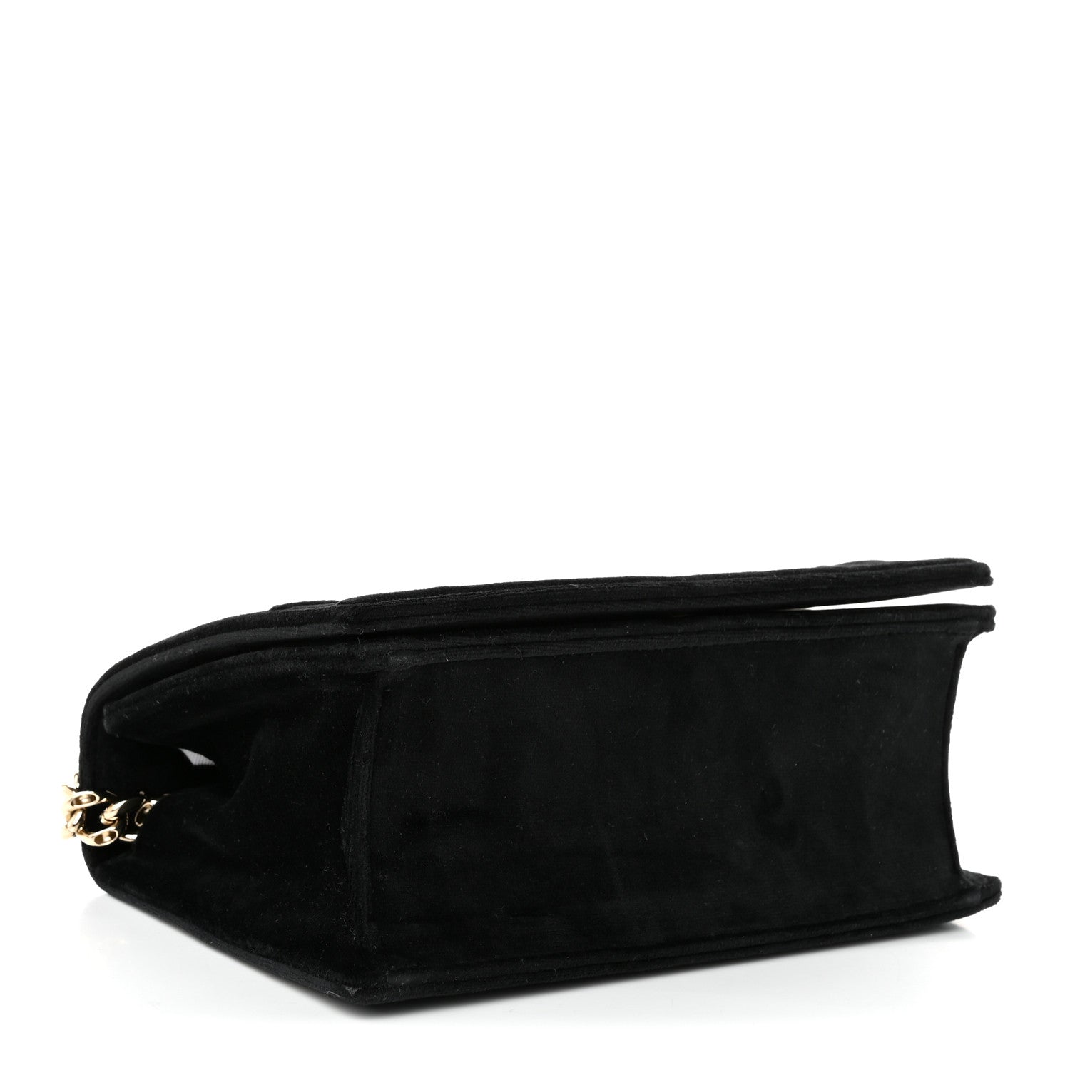 Christian Dior Velvet Small Diorama Flap Bag Black 4 of 9