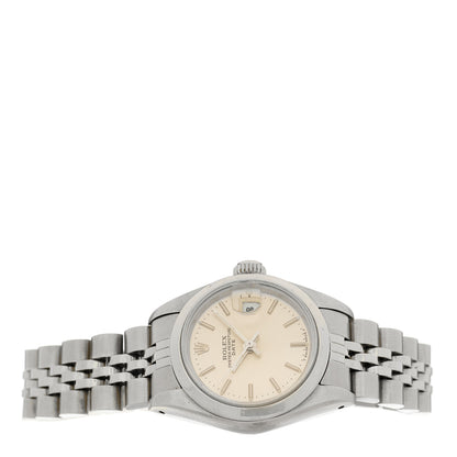 Rolex Stainless Steel 26mm Oyster Perpetual Date Watch Silver 69160 2 of 4