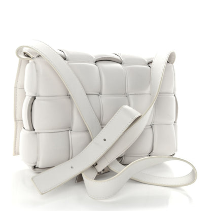 Bottega Veneta Nappa Maxi Intreccio Padded Cassette Crossbody Bag Chalk 3 of 9