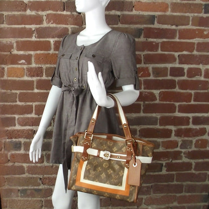 Louis Vuitton Monogram Rayures Tisse Sac PM 2 of 9