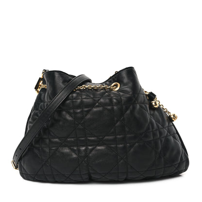 Christian Dior Lambskin Supple Macrocannage Medium Ammi Bag Black 1 of 13