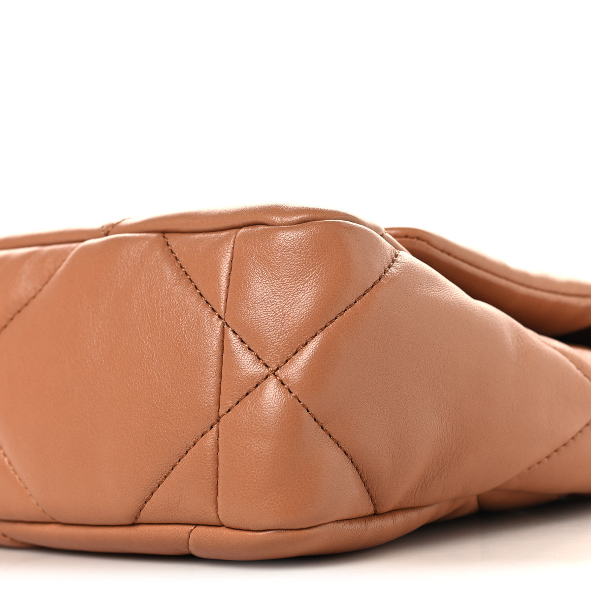 Chanel Lambskin Quilted Medium Chanel 19 Flap Brown 10 of 11