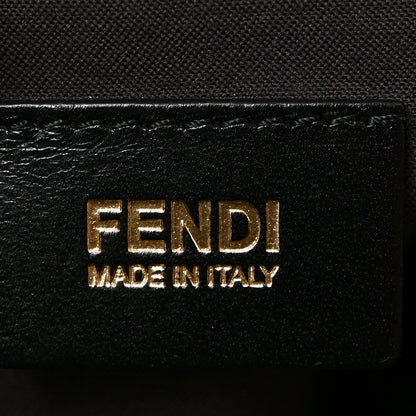 Fendi Pebbled Calfskin Large Chameleon Tote  Black 13 of 19
