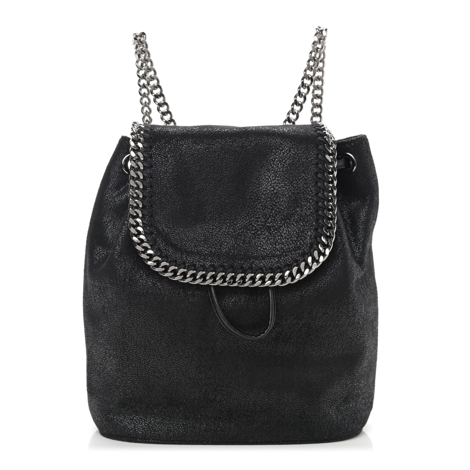 Stella McCartney Shaggy Deer Mini Rucksack Backpack Black 1 of 10