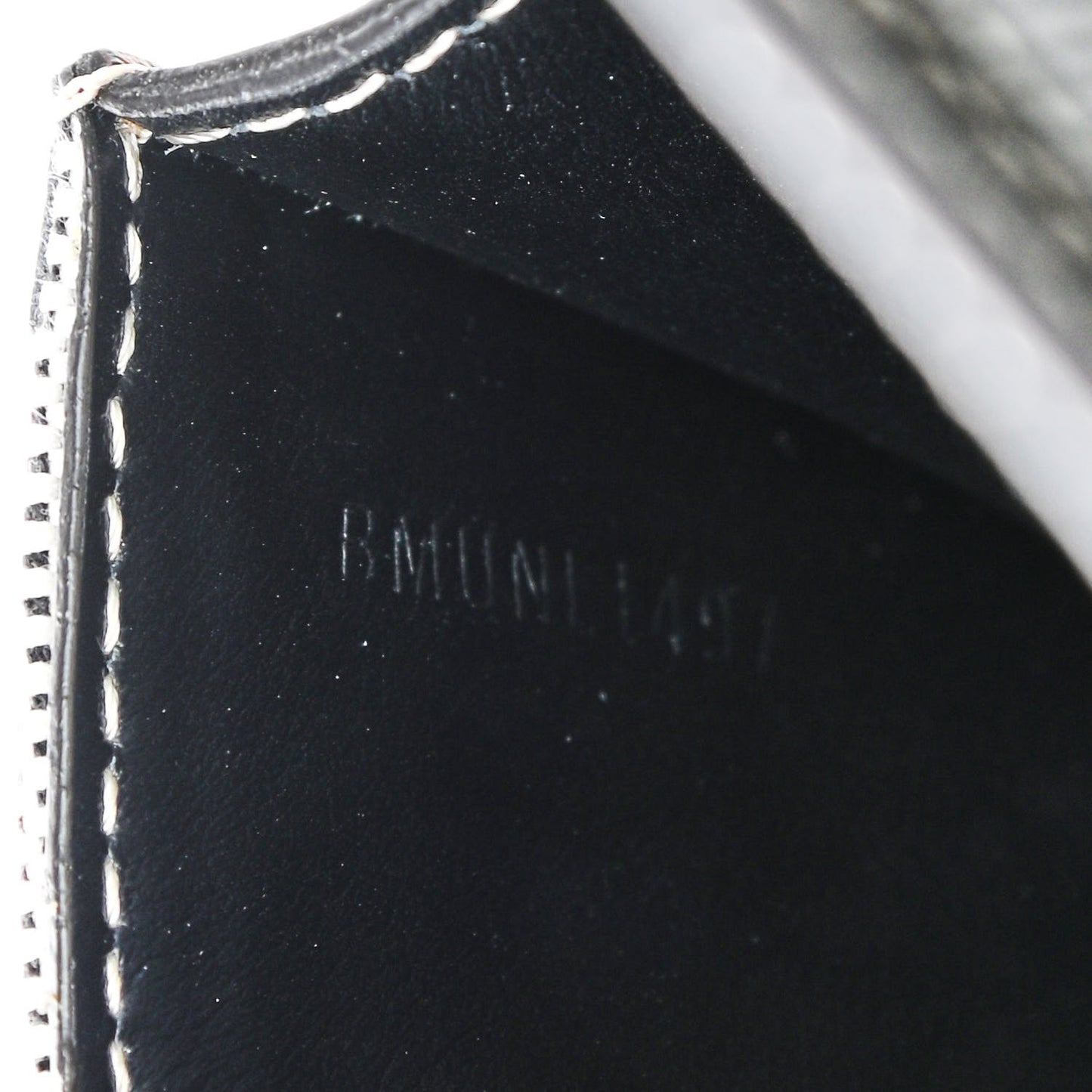 Smooth Calfskin Canvas Two Tone Mini Pocket Bag Black Tan