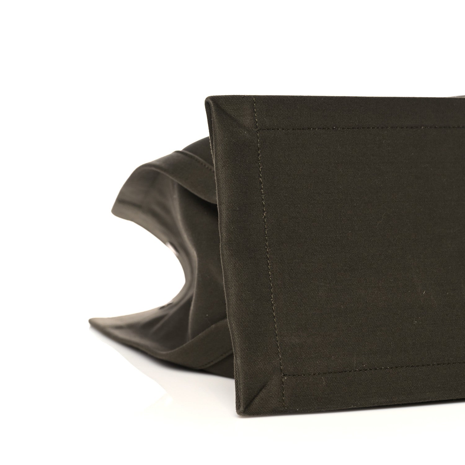 Saint Laurent Linen Calfskin Rive Gauche Tote Khaki 8 of 24