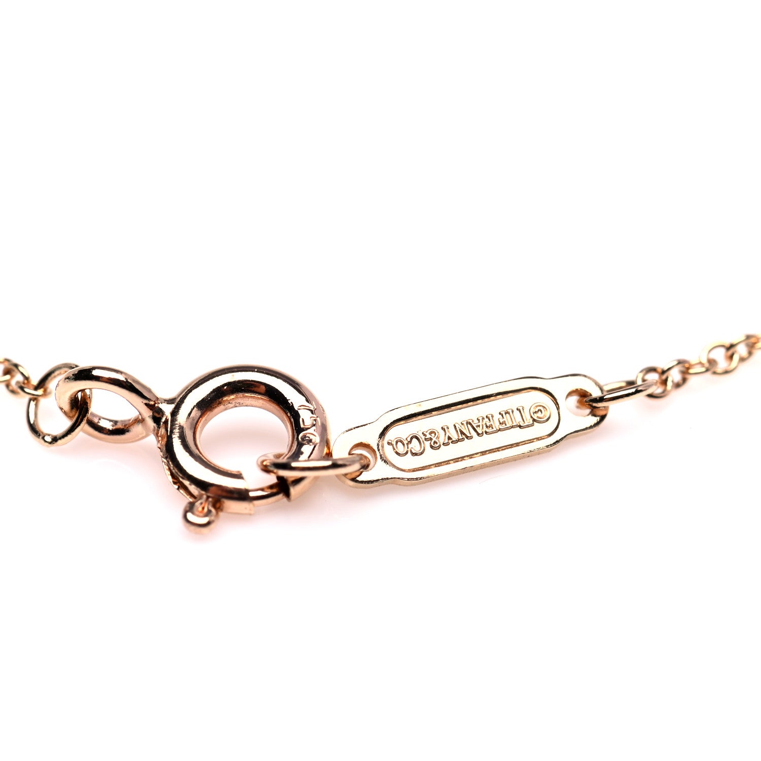 Tiffany 18K Rose Gold Infinity Endless Bracelet 4 of 6