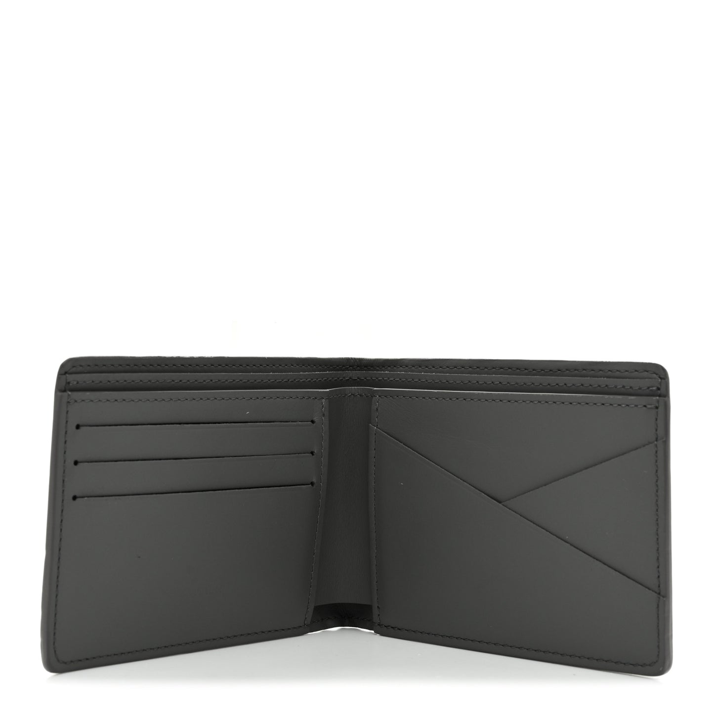 Calfskin Monogram Shadow Multiple Wallet Anthracite Gray