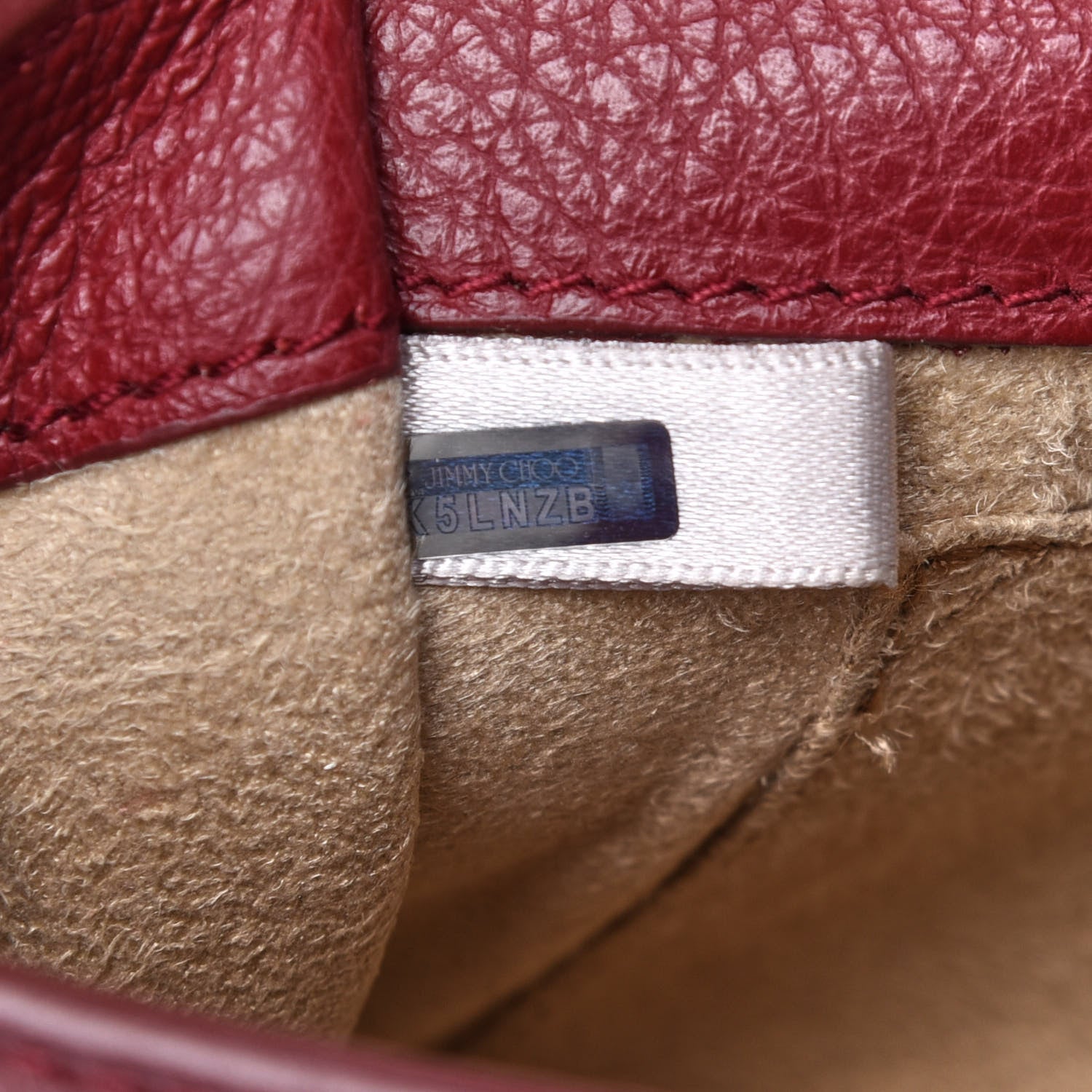 Jimmy Choo Grainy Pebbled Calfskin Rebel Crossbody Bag Pomerol 7 of 10