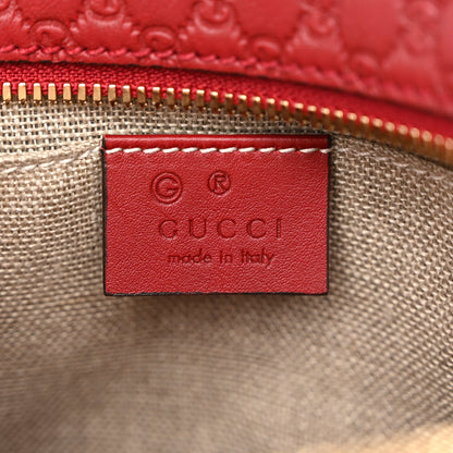 Gucci Microguccissima Mini Bree Messenger Bag Red 6 of 10
