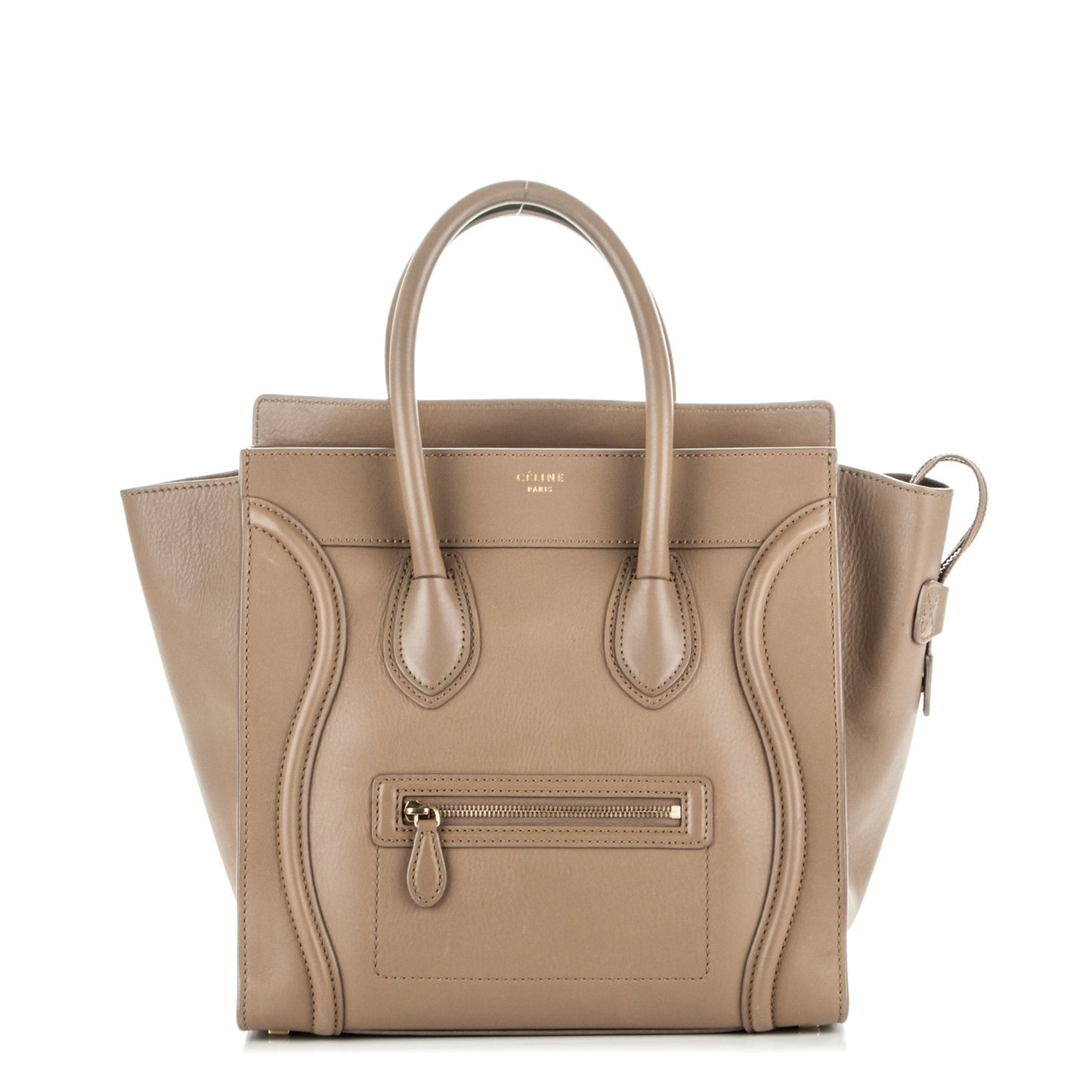 Smooth Calfskin Mini Luggage Camel