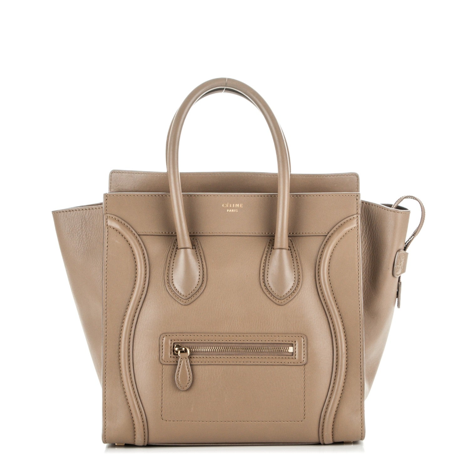 Celine Smooth Calfskin Mini Luggage Camel 1 of 7
