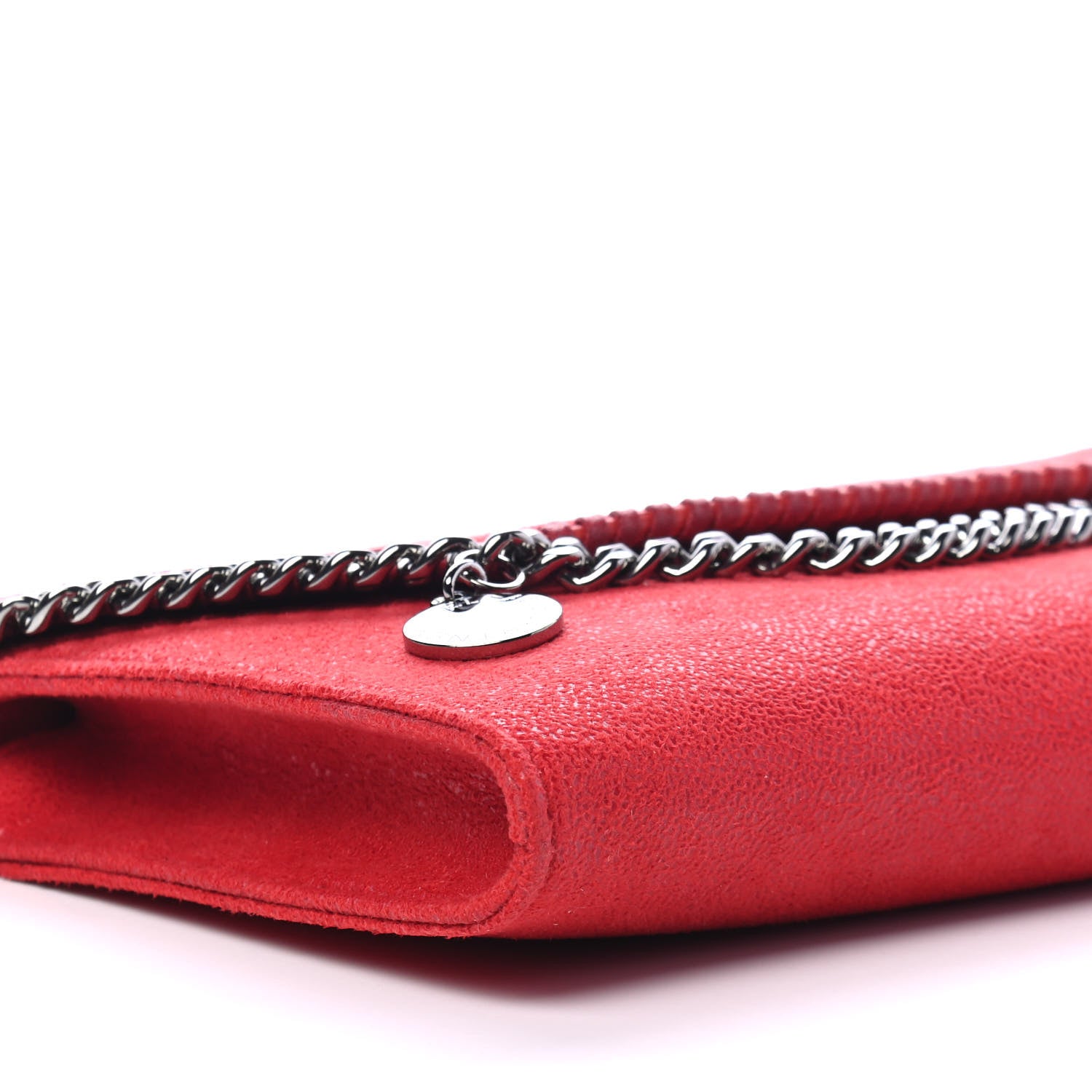 Stella McCartney Shaggy Deer Mini Falabella Crossbody Bag Cherry 7 of 8