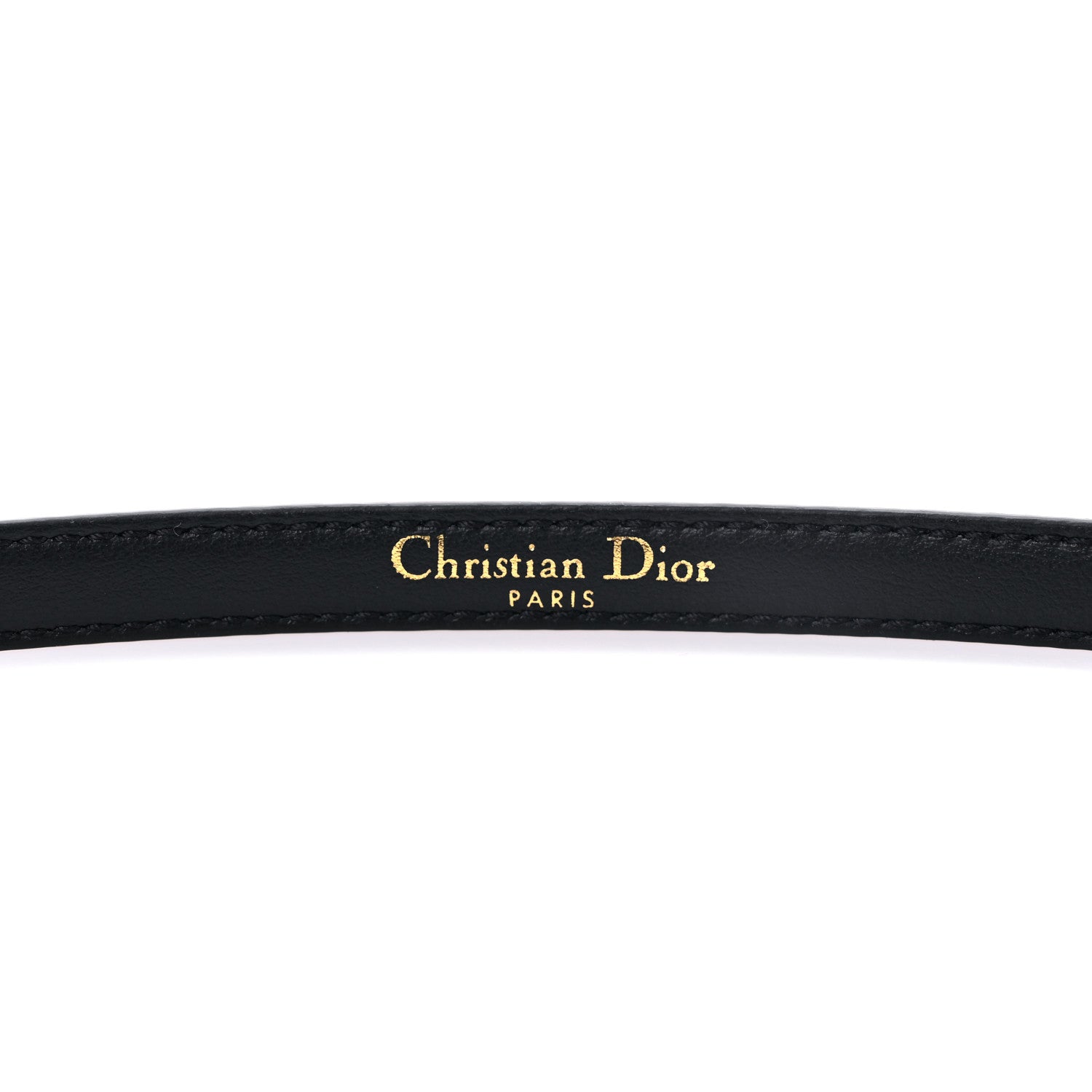 Christian Dior Calfskin Bobby CD Belt 85 Black 4 of 5