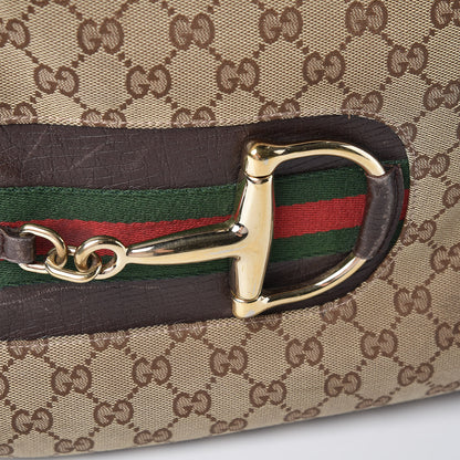 Gucci Monogram Hasler Hobo Dark Brown 18 of 24