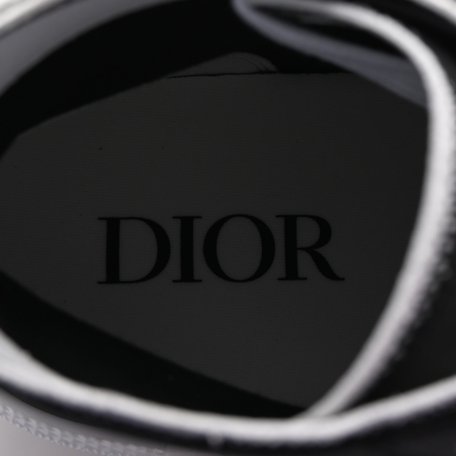 Christian Dior Nylon Calfskin Mens B23 High Top Sneakers 42 Black 8 of 10