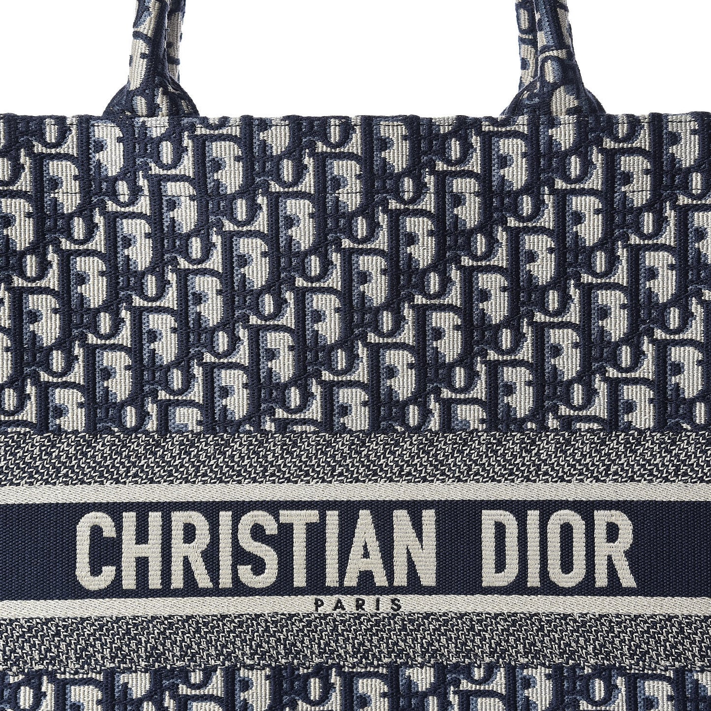 Oblique Book Tote Blue Multicolor