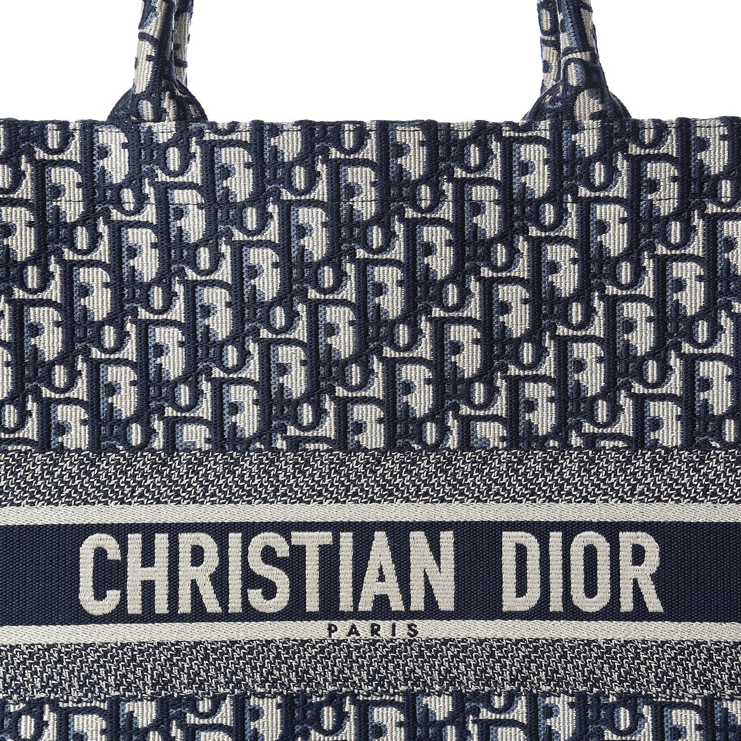 Christian Dior Oblique Book Tote Blue Multicolor 14 of 18