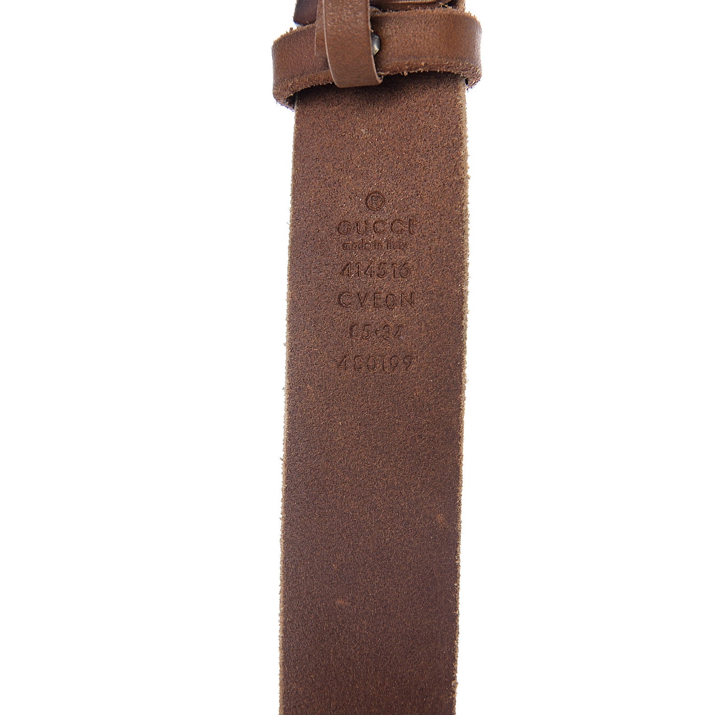 Cuoio Toscano Nickel Double Double G 30mm Belt 85 34 Cuir
