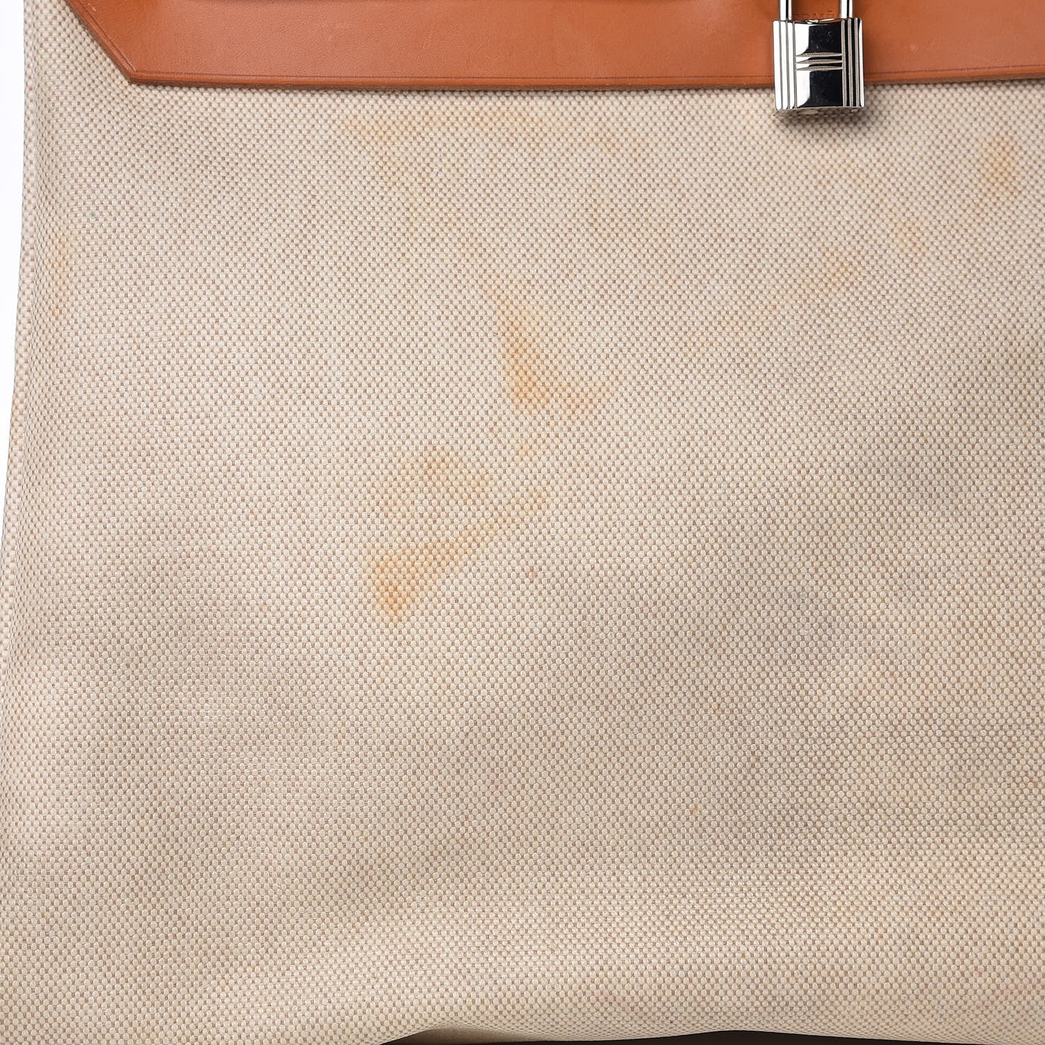 Hermes Toile Vache Calfskin Herbag 40 GM Natural 15 of 29