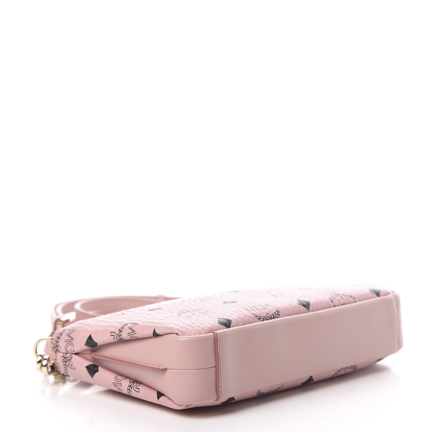 MCM Visetos Medium Millie Zip Crossbody Bag Soft Pink 4 of 11