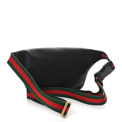 Gucci Grained Calfskin Small Logo Belt Bag Black 3 of 9
